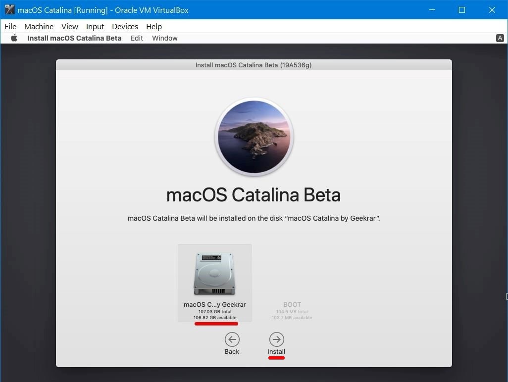 install catalina