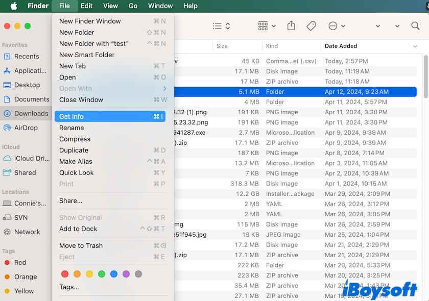 How To Check A Or Multiple Folder Sizes On Mac