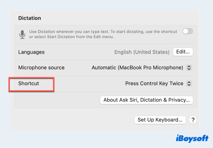 Verificar la configuración del teclado