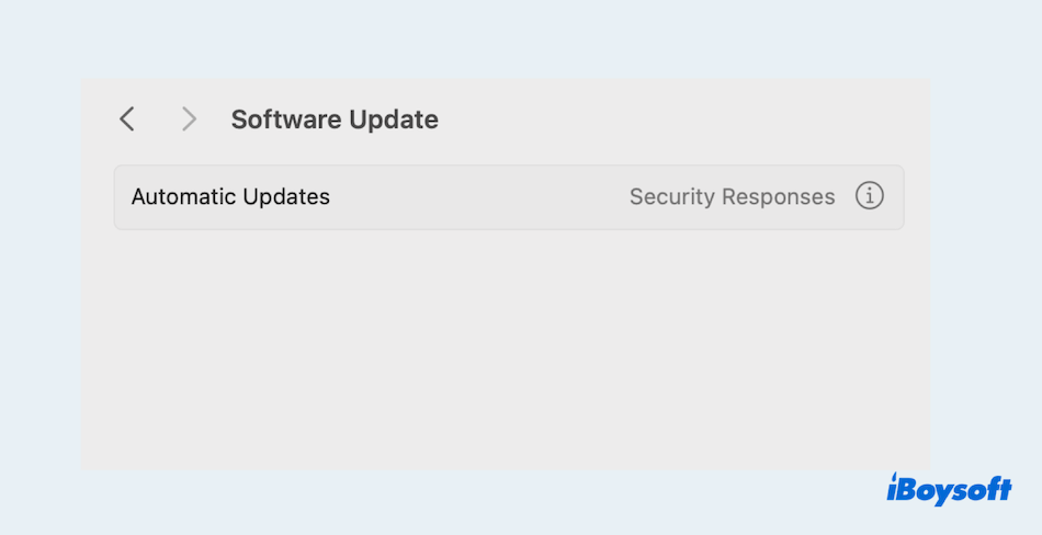 Check macOS update