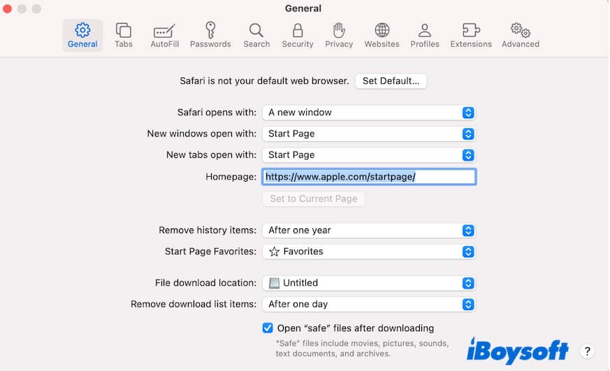 Safari download to external drive