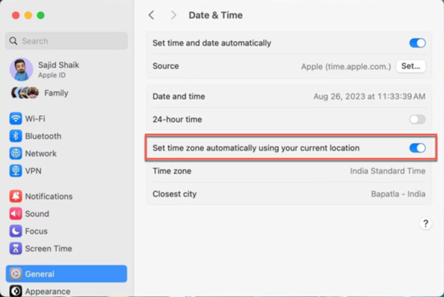 Macの日付と時刻が間違ったものにリセットされる問題を修正する方法