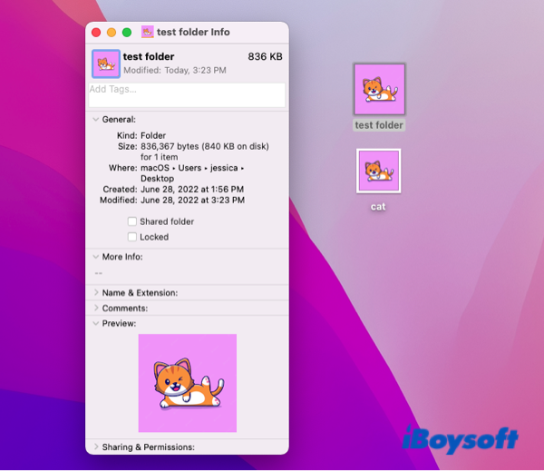 How to change folder icon on Mac