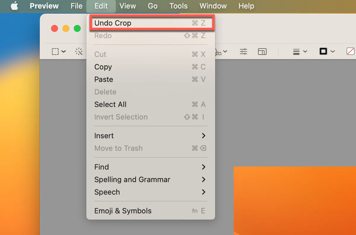 How to Undo Crop in Preview on Mac or MacBook