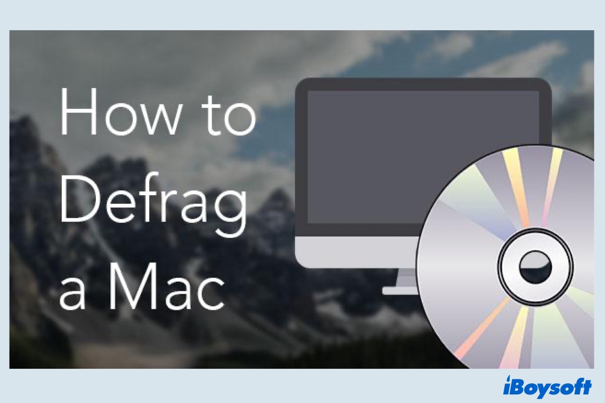 how to defrag a Mac