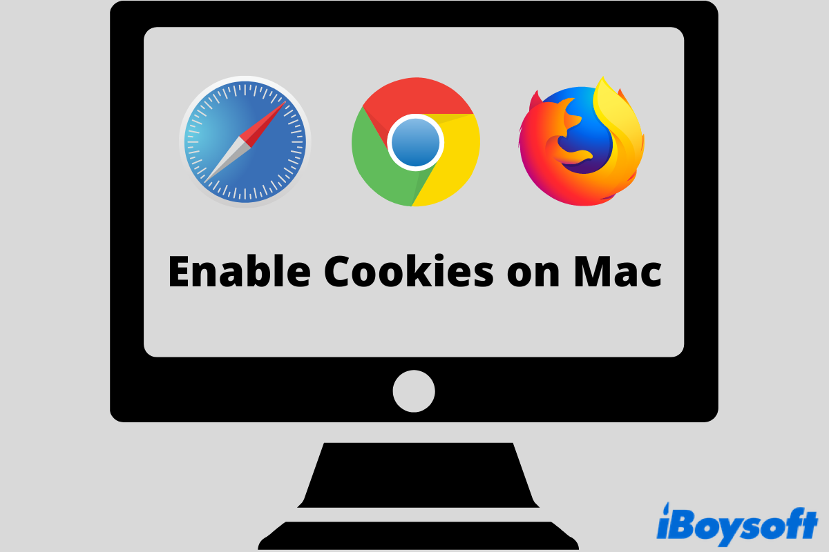 how to enable cookies on mac