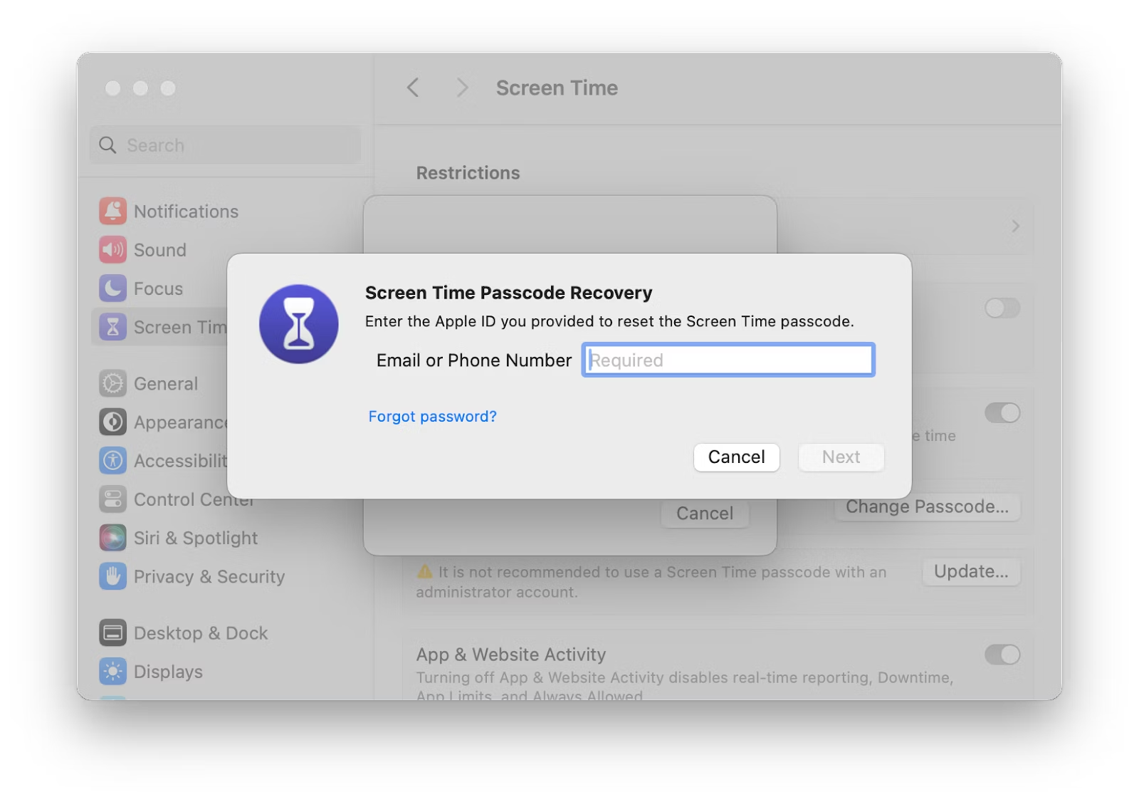 how to fix passcode is not set an error occurred when installing the selected updates