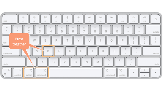 How to hide Mac Dock via keyboard shortcuts