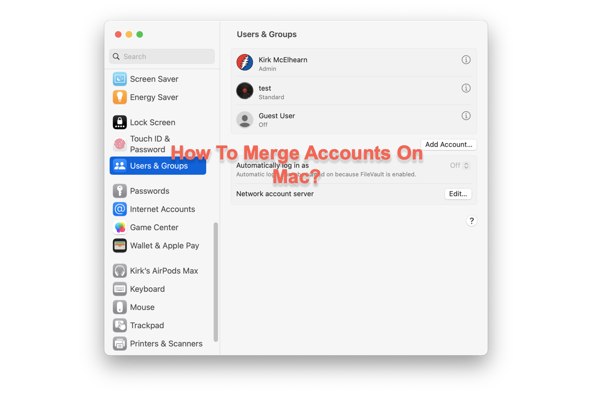  Stepwise How To Merge Accounts On Mac 