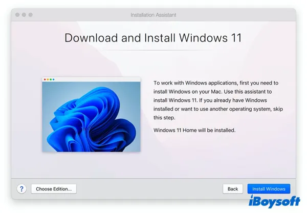 install Windows on Mac