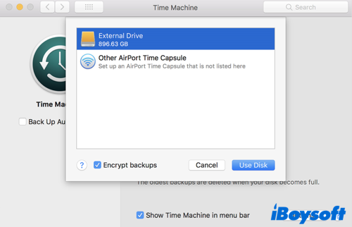 use Time Machine to restore Mac