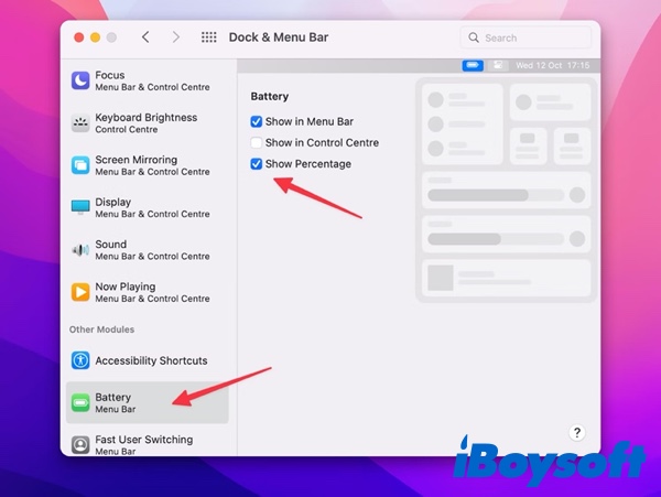 How to Show Battery Percentage on Mac Monterey