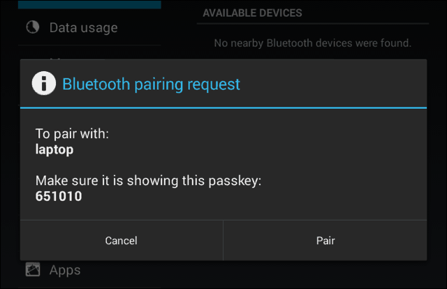 Pair Android with Mac via Bluetooth