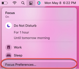 How to turn Do Not Disturb on Mac