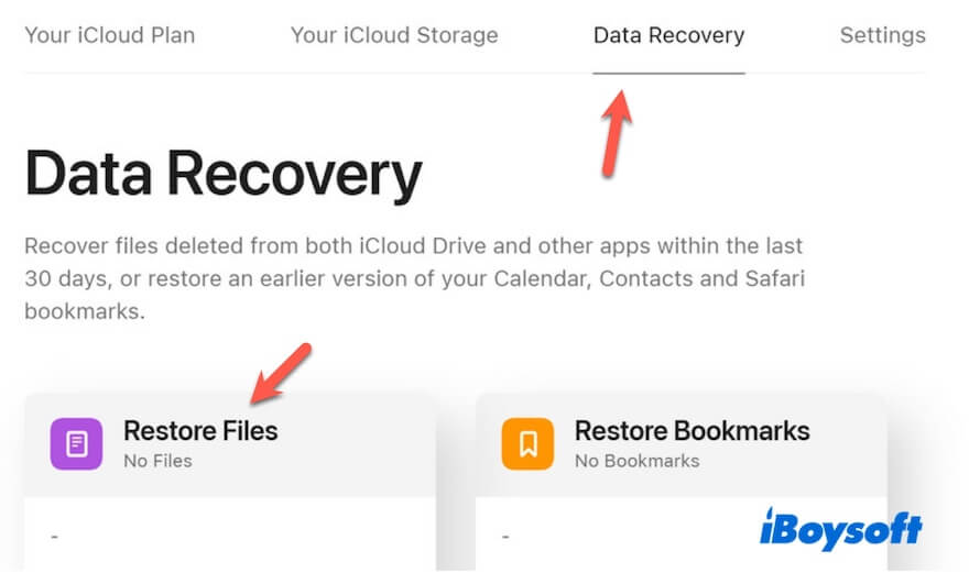 recover deleted notes in iCloud