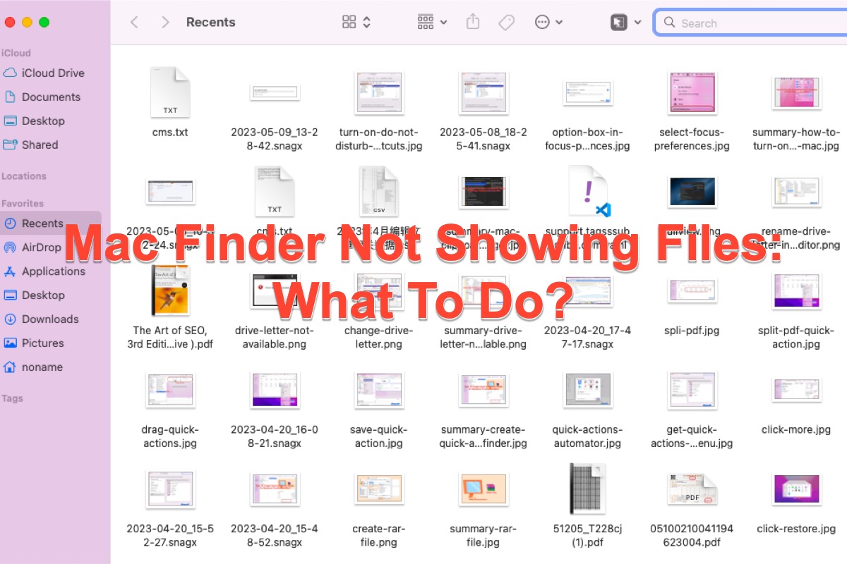 ¡5 métodos para solucionar el problema de Buscar archivos en el Finder en Mac que no los encuentra!