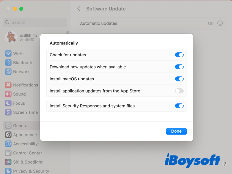 disable automatic updates
