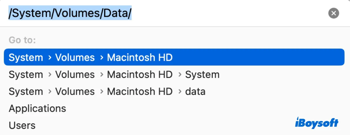 macOSセコイア上のスポットライトフォルダーへの移動