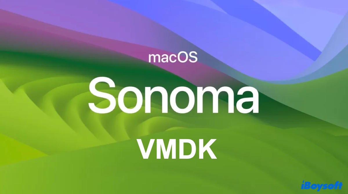 macOS Sonoma VMDK