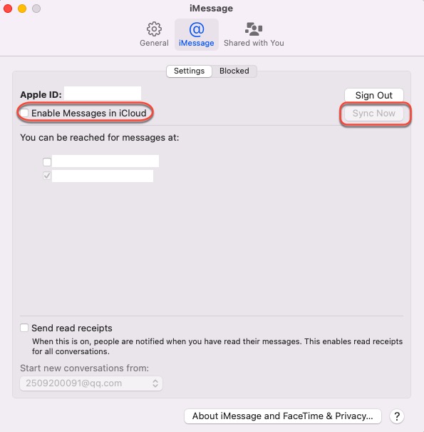 How to fix messages in iCloud not available