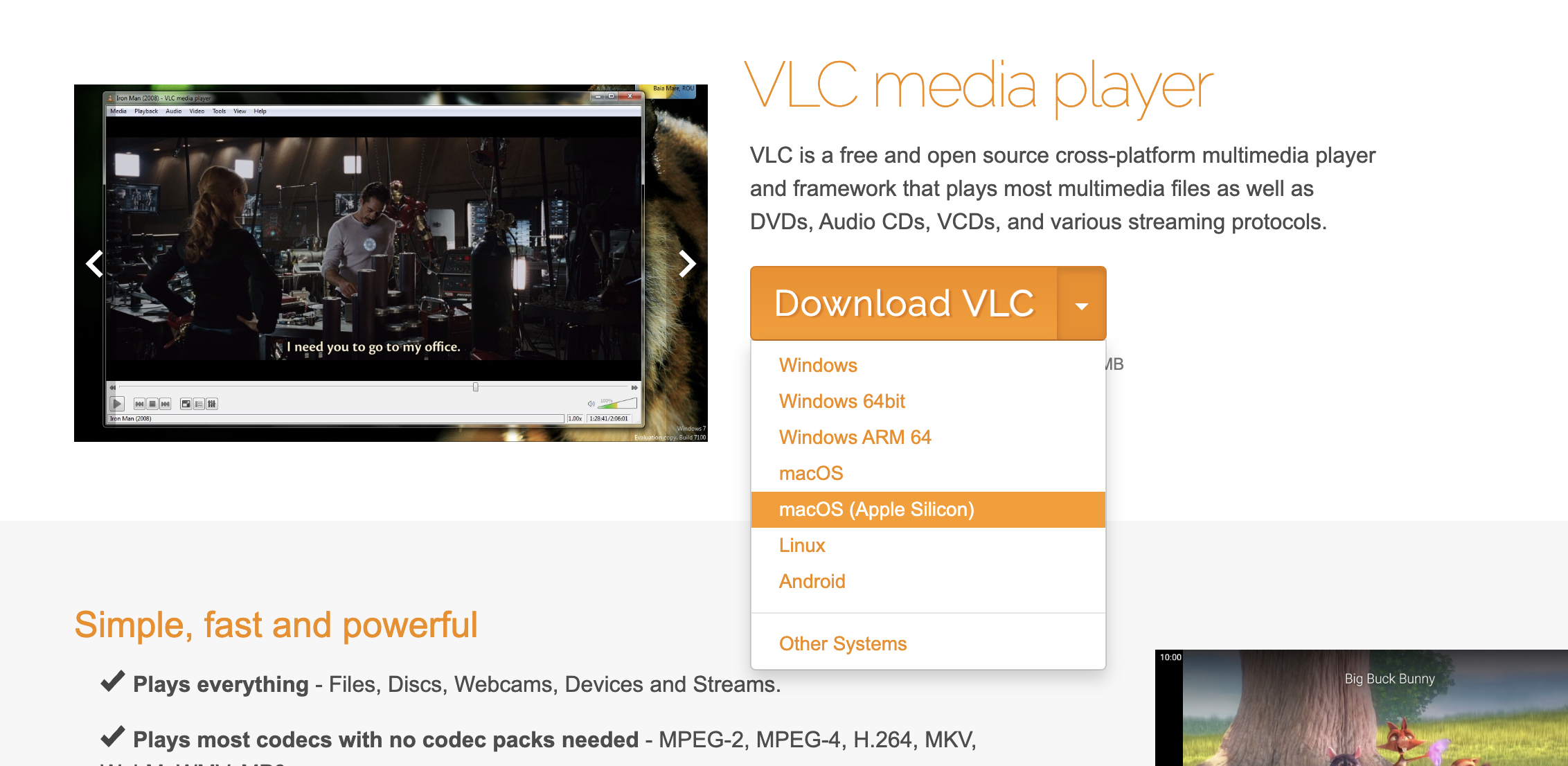 Baixe o VLC Media Player no Mac