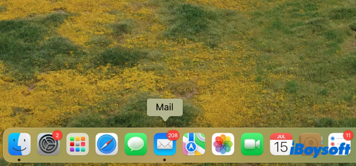 MacでMailアプリを開く方法