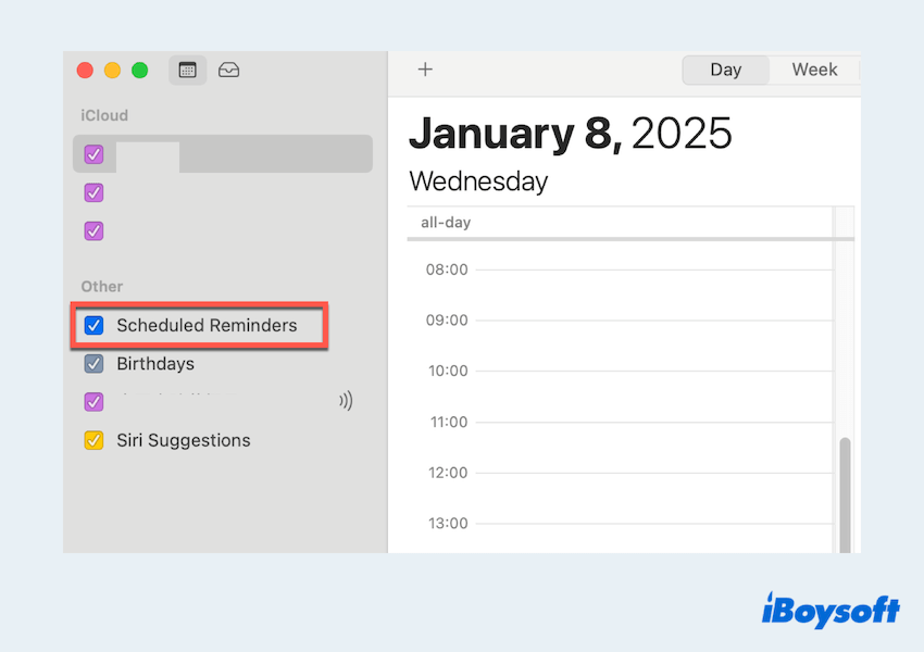 Disable Reminders in Calendar