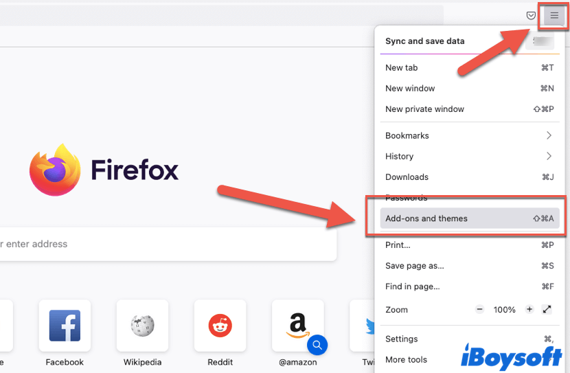 remove Bloom virus from Firefox