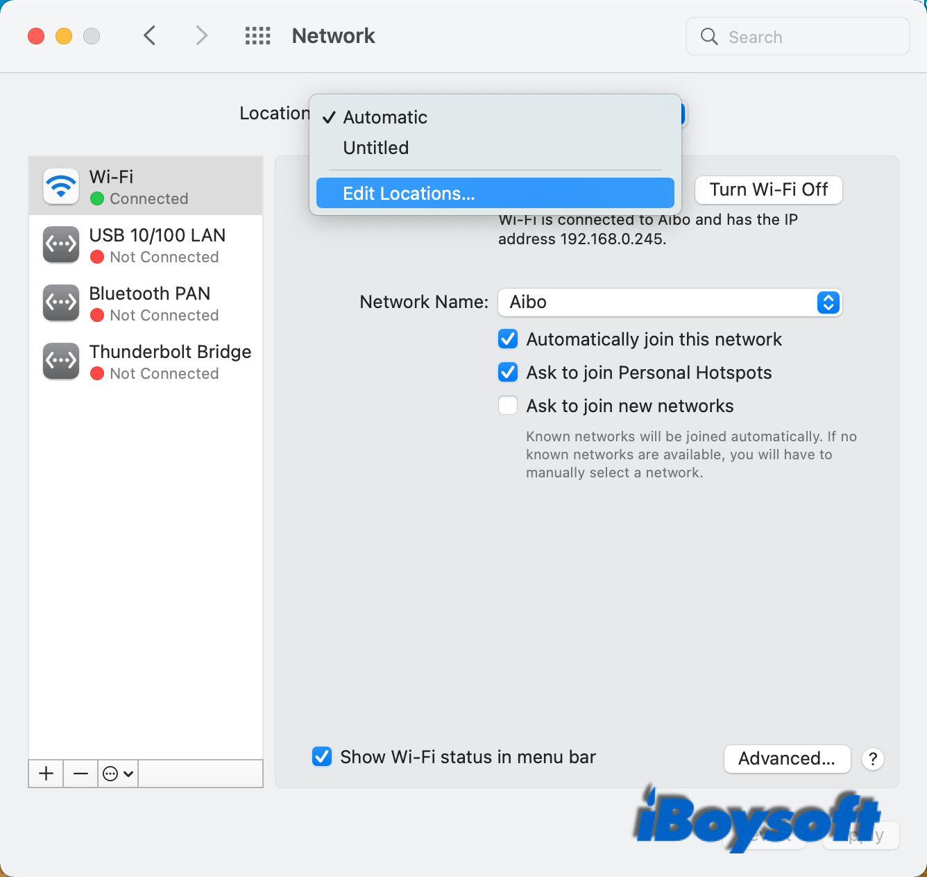 Reset Network Manager Mac