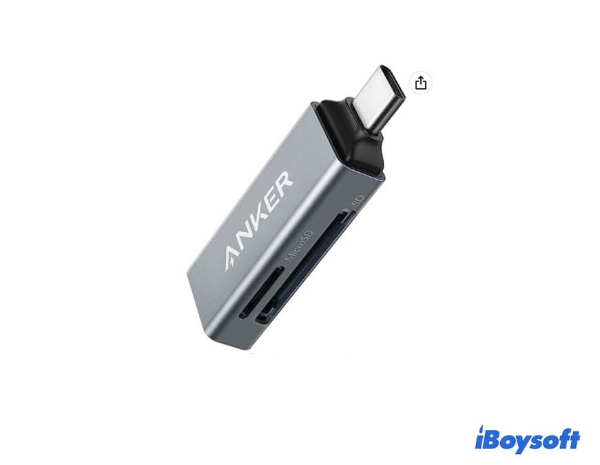 Anker Lecteur de Carte Mémoire USB C 2 en 1