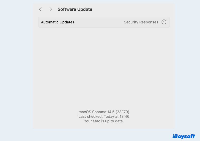 update macOS