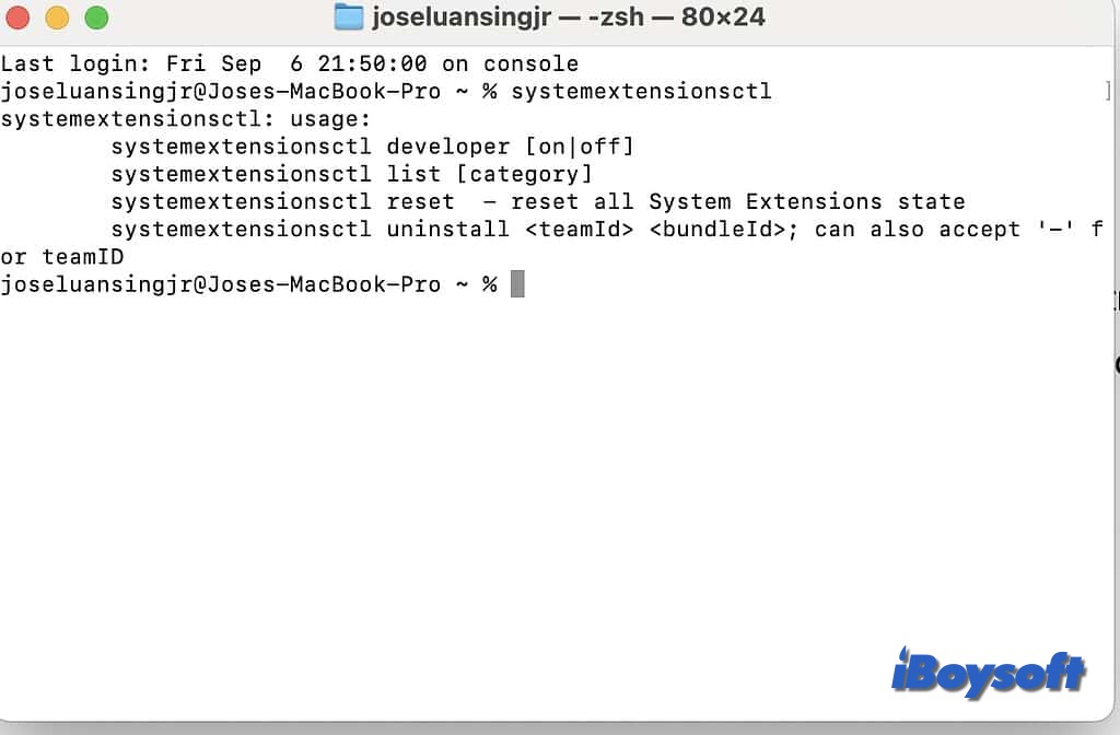 restablecer extensiones del sistema desde terminal