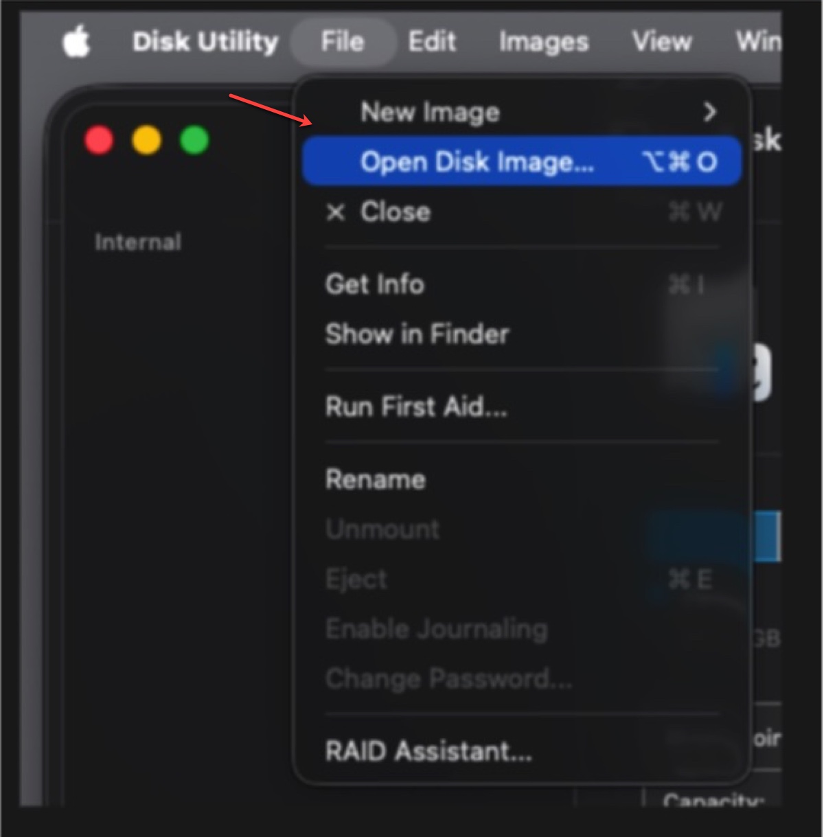 Open Disk Image
