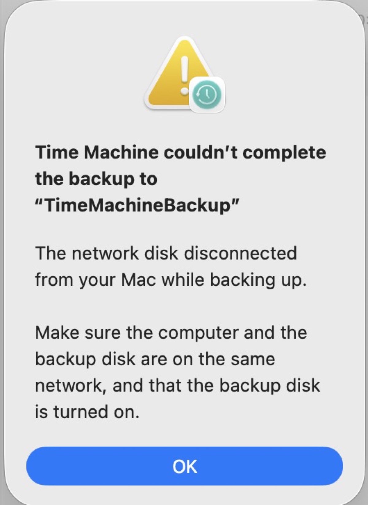 Time Machine won