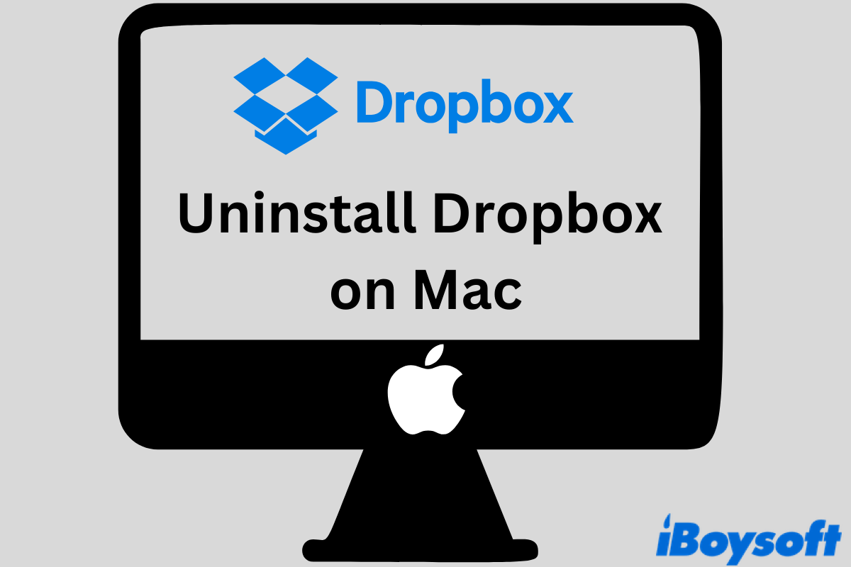 how to uninstall Dropbox on Mac