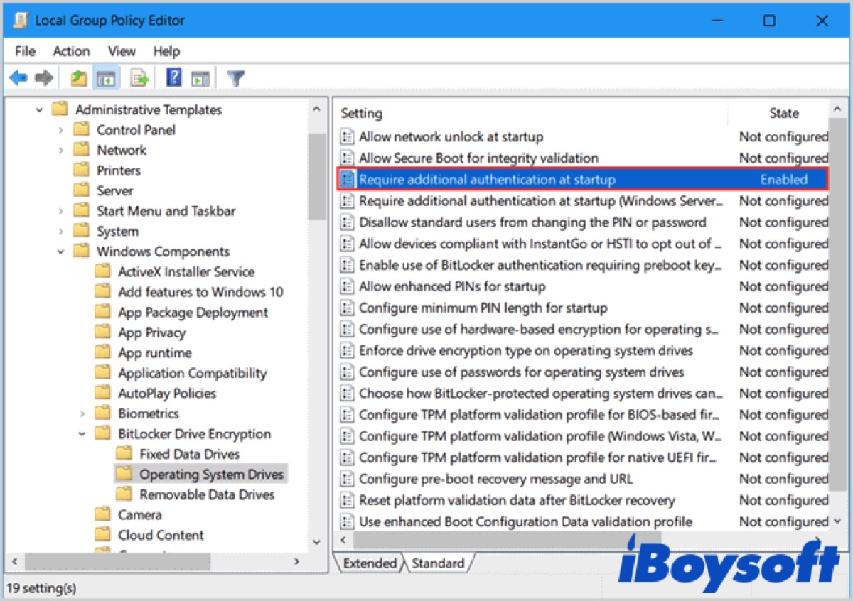 Change Group Policy