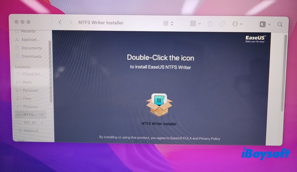 EaseUS NTFS Writer Installer