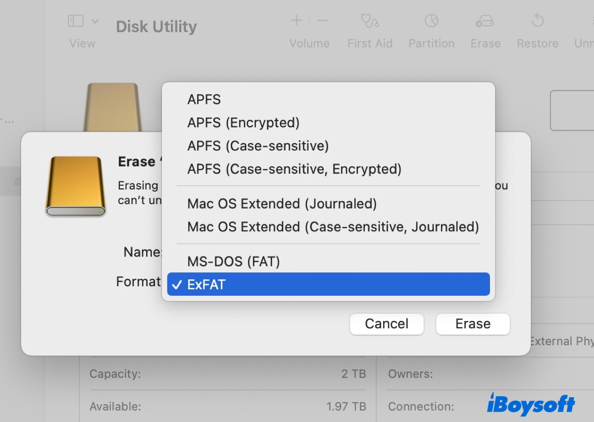 NTFS not available in Disk Utility