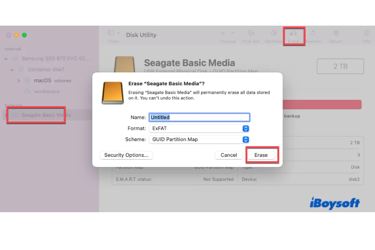 how to format external hard drive for Mac and Windows