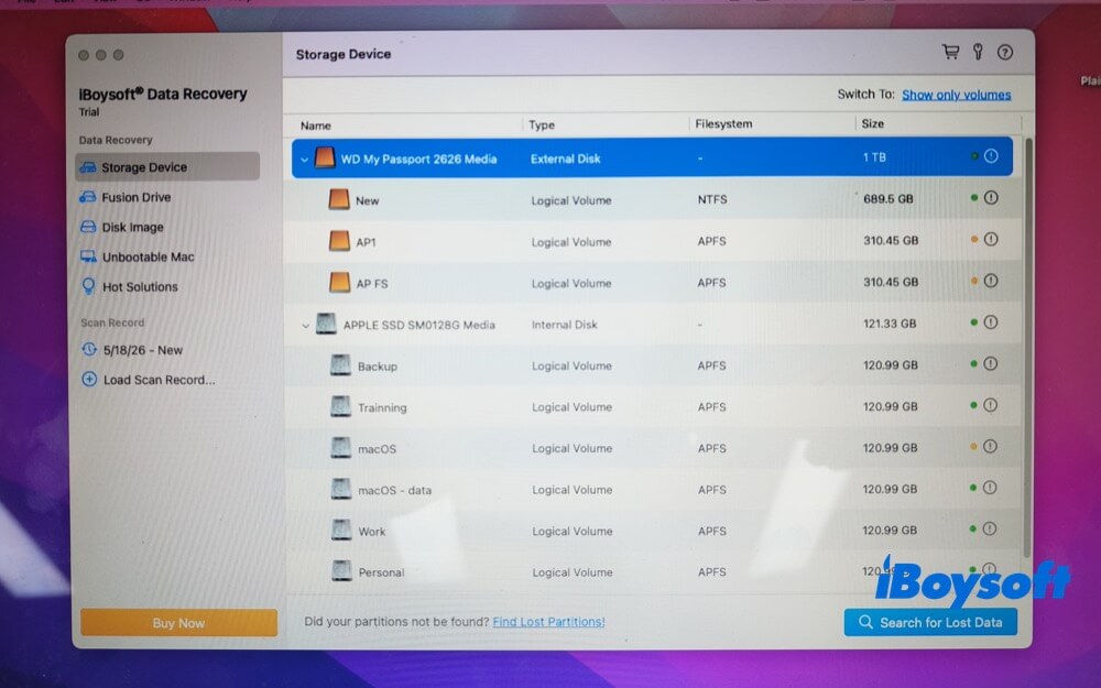 iBoysoft Mac Data Recovery