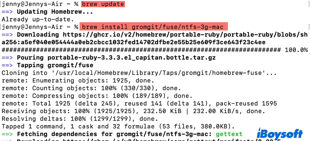 Como instalar NTFS 3G no Mac