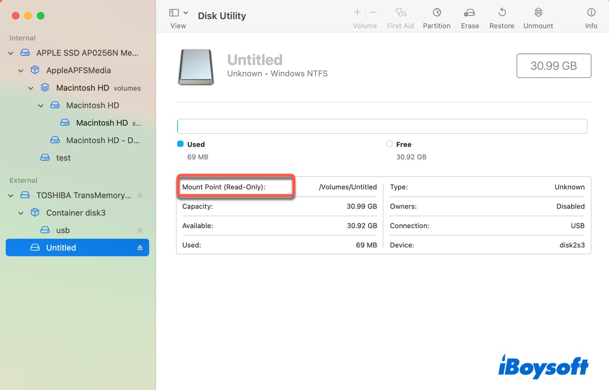 NTFS read only on macOS Sequoia