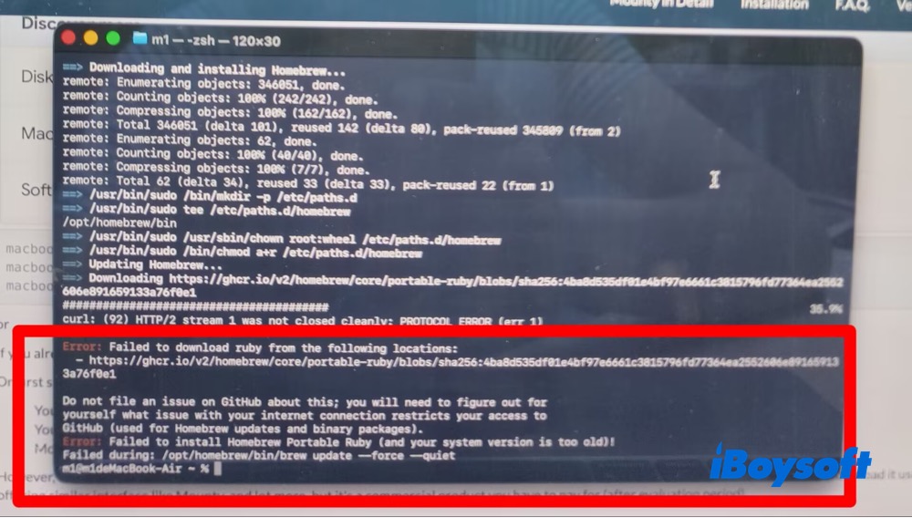 Terminal hata raporu