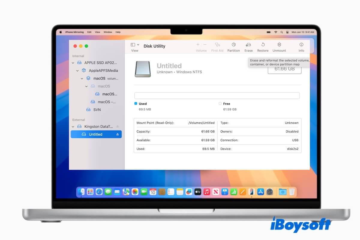 IBoysoft NTFS For Mac Full Write NTFS Drives On MacOS