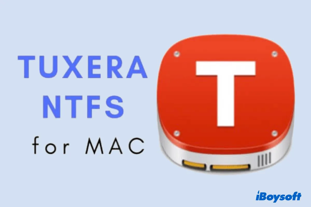 Tuxera NTFS for Mac not mounting drive