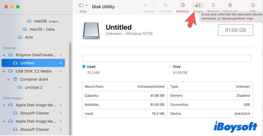format read only USB drive on Mac