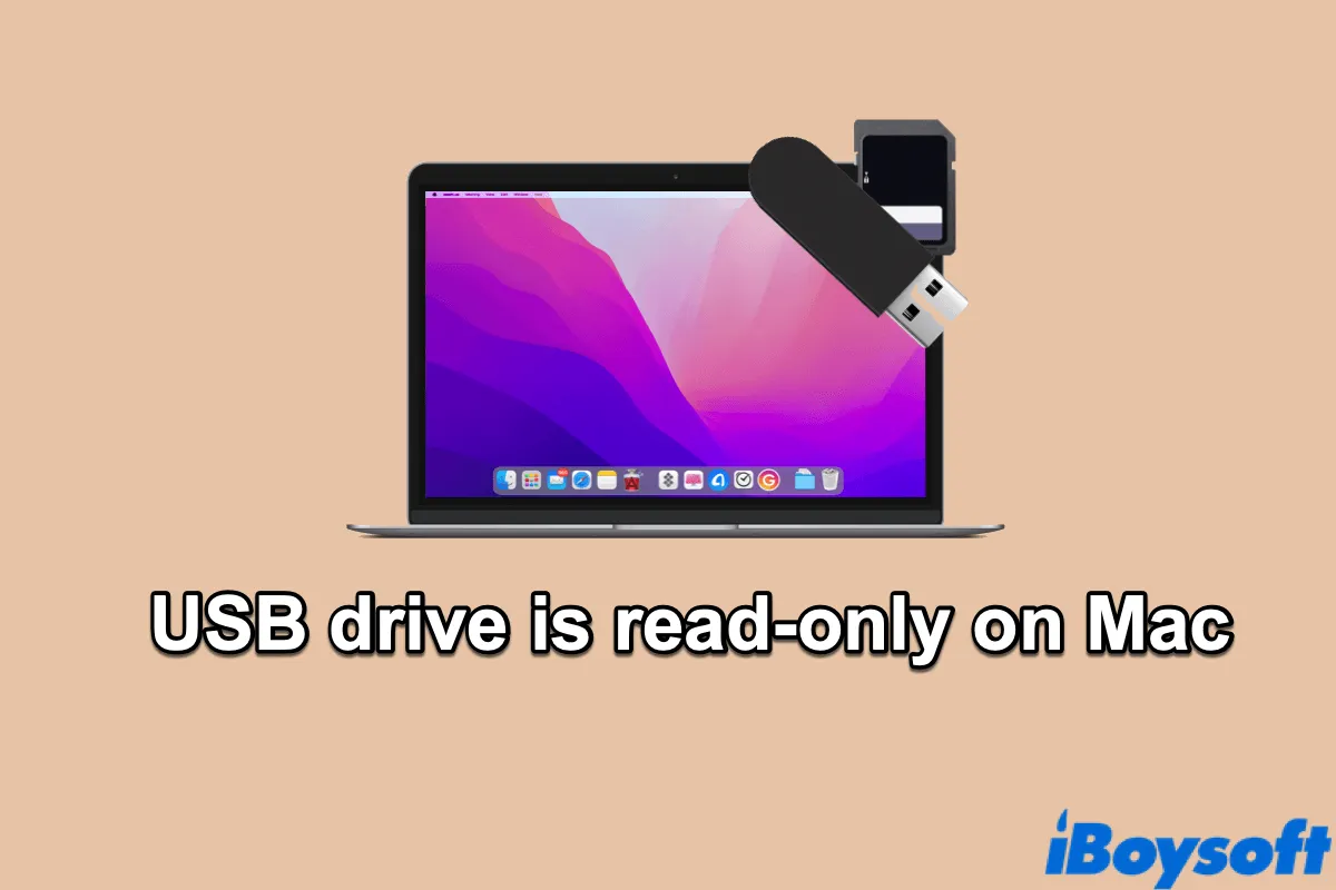 how to read usb on mac