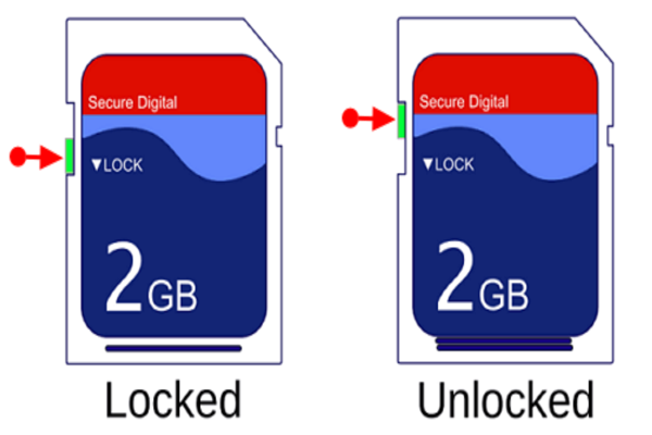 unlock sd card with switch