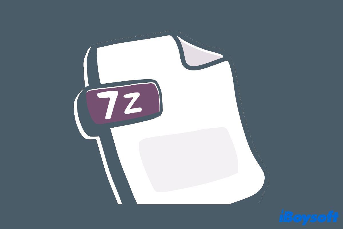 What is a 7z file and how to open it on Mac