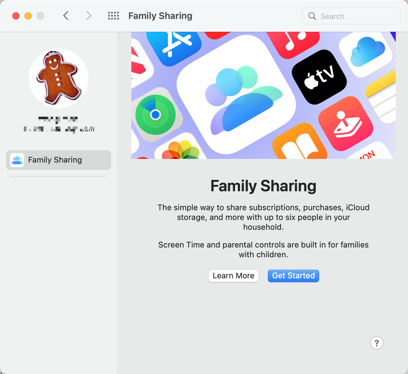 enable family sharing